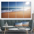 thumbnail image 1 of Calm Blue Beach under Bright Sun - Impression sur Toile Paysage Marin, 1 of 3