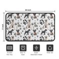 thumbnail image 5 of Schnauzer Dogs with Paw Door Rugs,Washable Non Slip Door Mats Indoor,Decorative Door Mats,Entry Mat Indoor for Entrance,Bedroom,Kitchen,Bathroom,30"x17", 5 of 6