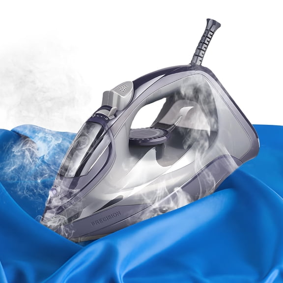 Xirurus Travel Steam Iron, 2600W Portable Iron with Anti-Scratch Soleplate, Adjustable Thermostat for Clothes, Dual Voltage for Home & Trip