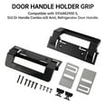 thumbnail image 1 of 2×RV Refrigerator Door Handle Holder Grip Black Hardware For Dometic 3316882900, 1 of 5