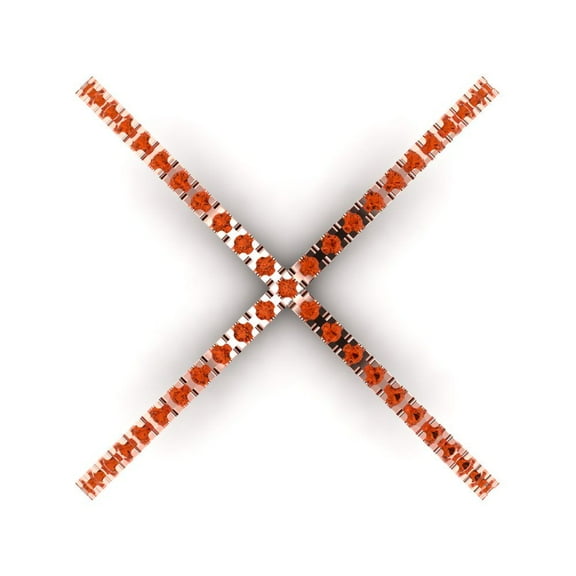 Statement Engagement Ring for Women - 0.245ct Simulated Red Diamond in 18K Rose Gold Promise Ring