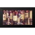 thumbnail image 2 of French-Roussia, Heather A. 18x11 Black Modern Framed Museum Art Print Titled - Red Wine with Dinner, 2 of 5