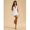 White, variant on White Women's Solid Color Deep V-Neck Ruffle Hem Sleeveless Dress, Dresses