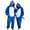 Blue, variant on YUEHUA Christmas Matching Pajamas for Couples Onesie, Ultra Soft Dinosaur Pjs Set Christmas Zipper for Men and Women Warm Jumpsuit