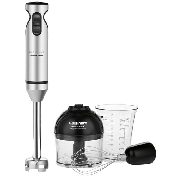 Batidora de mano CUISINART SmartStick de 2 velocidades con soporte para picadora