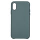 thumbnail image 1 of Cubierta Mate Del Teléfono De La PU, Caja De La PC De La Textura Del Cuero De La PU Sólida Suave Antideslizante A Prueba De Golpes Suave Para El Teléfono X ANGGREK Verde, 1 of 8