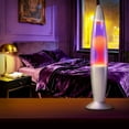 thumbnail image 6 of DAYBETTER 16" Motion Lamp,Yellow Wax in Purple Liquid, Seliver Metal LED Motion Lamp, Christmas Night Light Gifts for Kids and Adults, 6 of 7