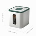 thumbnail image 2 of 5KG Rice Dispenser Moistureproof Storage Container For Rice Sugar Pasta Home Storage Supplies (Green), 2 of 10