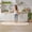 Beige / Brown, variant on Super Area Rugs Ivory Braided Rug Farmhouse Kitchen Braided Carpet - Washable - Rustic Floor Covering for Kitchen Sink - Oval 2' X 3'