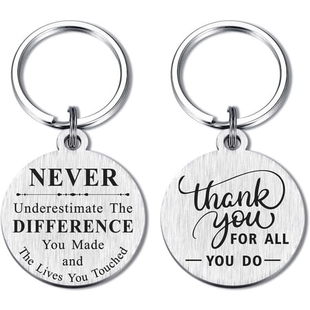 Coworkers Teacher Staff Appreciation Gifts Keychain, Thank You Gifts for All You Do Gift for Men Women, Co Worker Colleague Leaving farewell Present
