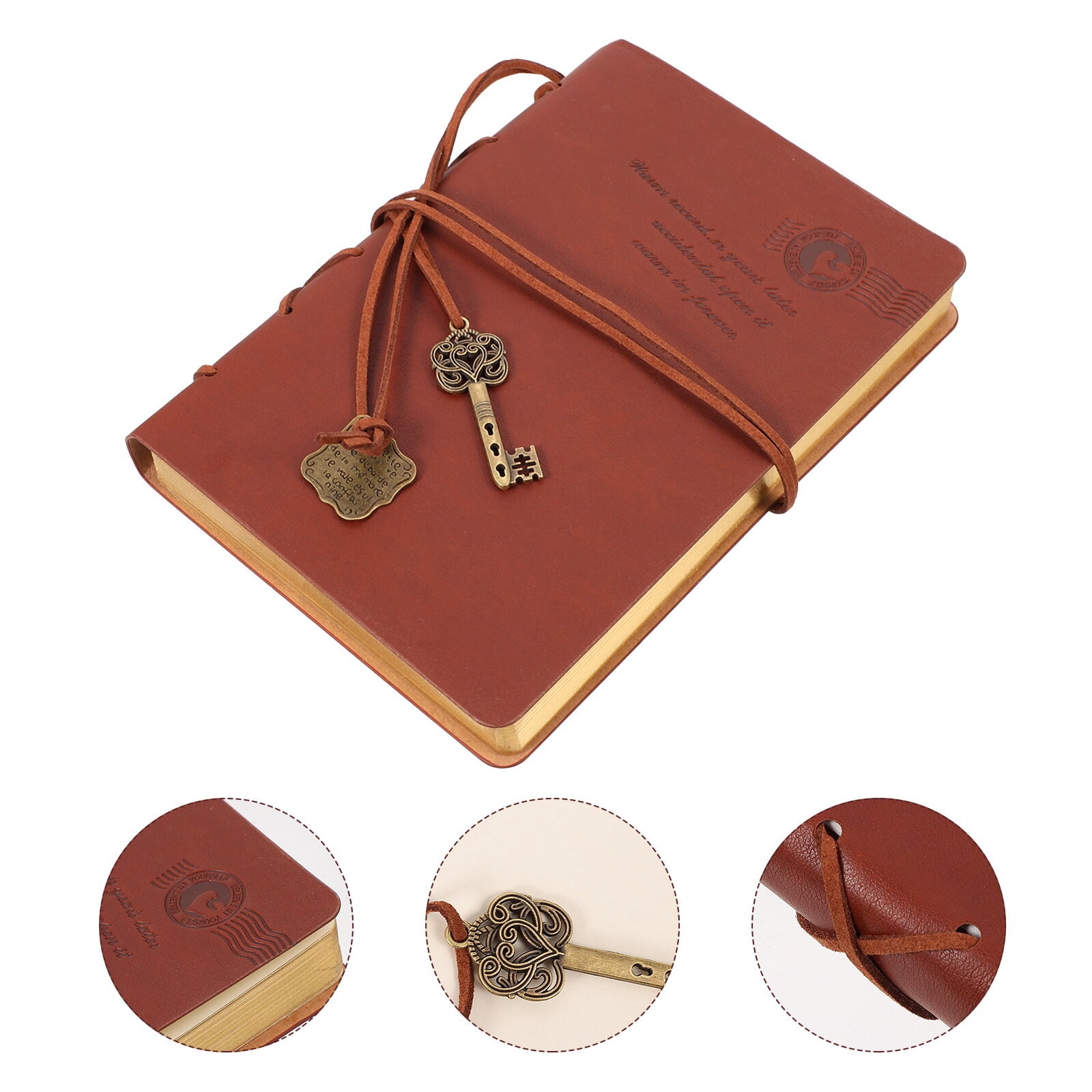 Toyandona mens journal notebook Coffee 1Set