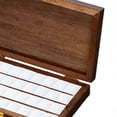 thumbnail image 5 of Watercolor Paint Box Wood Empty Palette Box Folding Paint Tray Portable Travel Paint Case for Acryli, 5 of 5