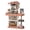 Brown(28in), variant on JUGAAD LIFE Play Kitchen Set for Kids 28Inch Kids Play Kitchen with Realistic Lights and Sounds Simulation of Spray 43Pcs Toy Kitchen Set for Toddlers Girls Boys Gift