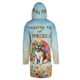 thumbnail image 2 of Wagging Tail Beagle Celebrates Rainbow Pride Month LGBT LGBTQ+ All Over Print 3D Hooded Duffle Toggle Coat Beagles Dog Lover Gifts Idea - 01003, 2 of 6