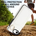 thumbnail image 4 of Wallet Case Compatible with iPhone 7 / 8 / SE 2020 / SE 2022 with Card Holder,RFID Blocking,360°Rotation Finger Ring Stand Leather Cover,Drop Protection with Magnetic Snap Phone Case, White, 4 of 9