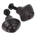 thumbnail image 1 of unbranded 2Ud Perillas De Gabinete Antiguas De Hierro Fundido Negro Con Redondo Para, 1 of 8
