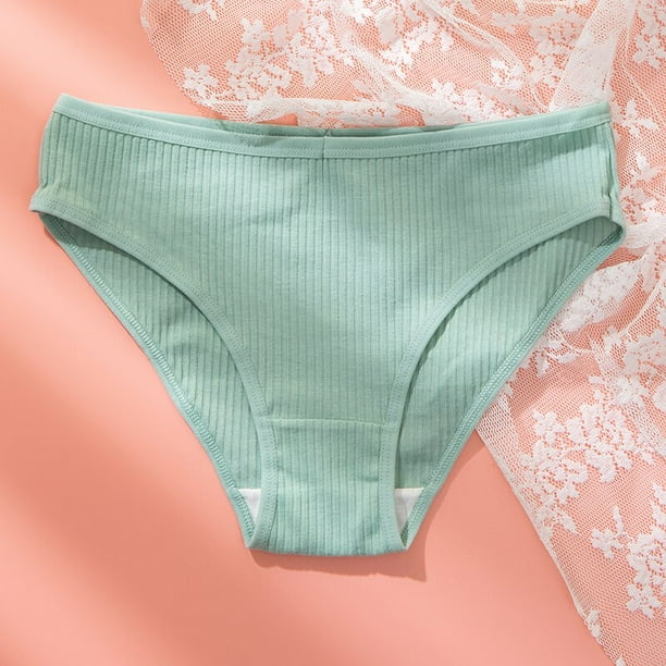 TrowBridge-bragas suaves y cómodas para mujer, lencería de algodón, ropa interior Sexy, bragas de rayas de tiro bajo, bragas deportivas