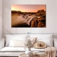 thumbnail image 2 of Elephant Stock Shoshone Falls Wall Art - Horizontal Canvas Wall Art - Living Room Wall Decor - Nature Canvas - Beige And Brown Decor - 48" x 32", 2 of 8