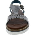 thumbnail image 3 of Roan by Bed Stu Womens Martina Embellished Leather T-Strap Sandals, 3 of 3