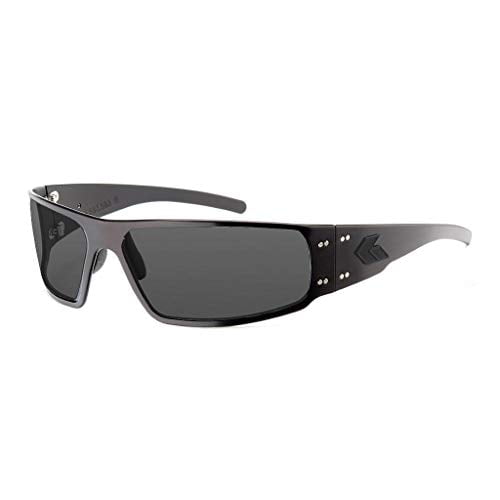 Gatorz Eyewear, Magnum Model, Aluminum Frame Sunglasses - Blackout Tactical  Style/Smoked Polarized Lens 