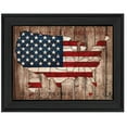 thumbnail image 2 of Trendy Decor4U "America The Beautiful" By Mollie B., Printed Wall Art, Ready To Hang Framed Poster, Black Frame - Finish:Multi-Finish:Multi, 2 of 5