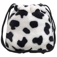 thumbnail image 1 of Shisuyan Cow Pattern Crossbody Bag Plush Shoulder Bag Drawstring Crossbody Purse for Women, 1 of 8