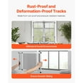 thumbnail image 5 of KFFKFF Adjustable Window Screen, 15" H x 21" - 40" W, Set of 2 Expandable Screens with Sturdy Aluminum Frame and Durable Mesh, Horizontal or Vertical Installation Options for Residential Use, 5 of 9