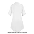 thumbnail image 2 of Salida de Playa OP para Dama, Media Aletilla Tipo Camisero Blanco Talla M, 2 of 4
