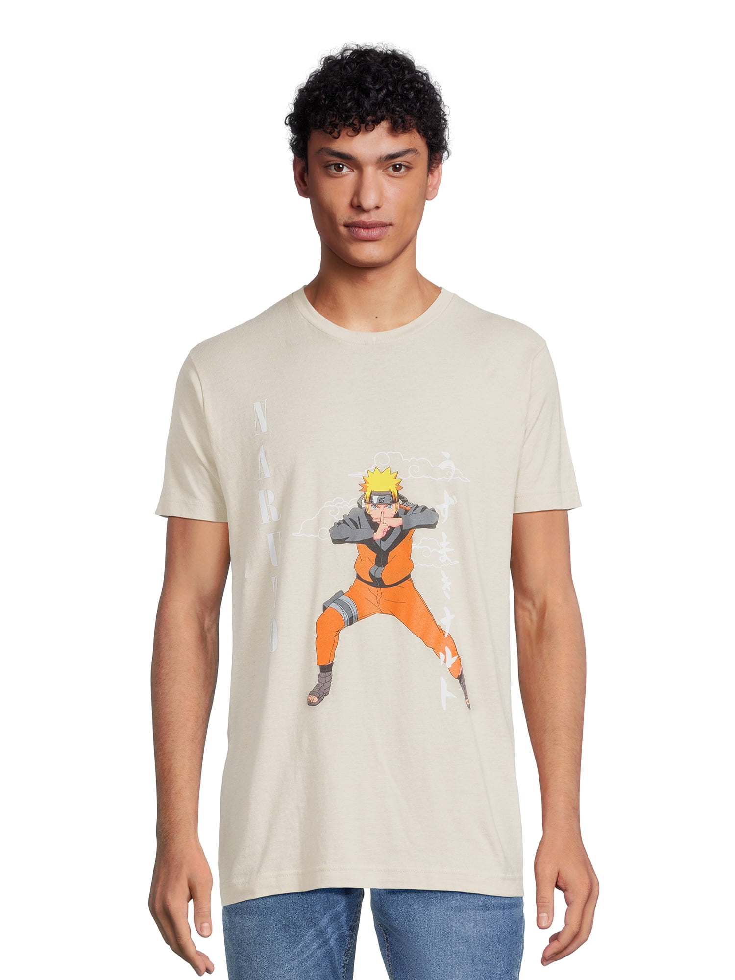 Naruto Men's and Big Men's Graphic Tee Shirt, 2-Pack, S-3XL