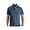 Dark Blue, variant on Men's Casual Polo Shirts Classic Button Basic Short Sleeve Shirt Solid Color Cotton Tees Golf Stylish Tops