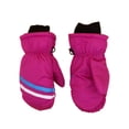 thumbnail image 1 of Guantes impermeables de invierno Toystoory 3 pares para niños rosa rojo, 1 of 6
