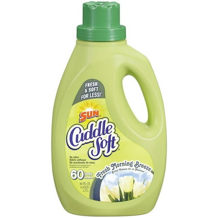 Sun Cuddle Soft Fresh Morning Breeze 60 Loads Liquid Fabric Softener, 60 Fl. Oz.