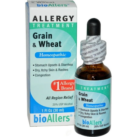 Natra-Bio/Botanical Labs bioAllers Food Allergies Grain Relief 1 Ounce, Pack of
