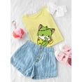 thumbnail image 3 of Cute Pumpkitty Zombie Costume T-Shirt Toddler -Image by Shutterstock,  5 Toddler, 3 of 4