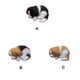 thumbnail image 3 of Bearachild Modelo de perro propenso, negro, blanco, ligero, liso, perrito, miniaturas, patrón de animales, estilo de algodón, multicolor, adorno para el Decoración como se muestra 4 Bearachild HA075121-03, 3 of 6