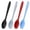 Black/Grey/Red/Blue, variant on AOWOO 4 Pcs Large Silicone Mixing Spoon Set, 10.82*2.36 inch Heat Resistant Colored Mixing Spoons, Non-stick Basting Spoon for Kitchen Cooking, Mixing, Baking, Serving and Stirring