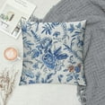 thumbnail image 2 of COMIO Spring Pillow Covers, Summer Blue Flowers Throw Pillows Chinoiserie Leaf Plant Floral Decorations Farmhouse Pillowcase Outdoor Decor Spring Cushion Case for Couch Sofa Room, 2 of 5