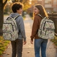 thumbnail image 3 of Bulopur Camo Bow Kids Backpack for Girls Boys, Hunting Green Deer School Bag Lightweight/Breathable/Durable/Waterproof Multi-Pocket Book Bag for Kids 6-12 Back to School, 3 of 8