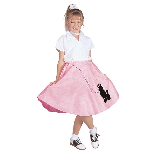 FALDA DE CANICHE Con CAMISA-BL-LGE RG Costumes 91138-BL-L
