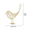thumbnail image 2 of PENGXIANG Bird Ornament Pastoral Style Handicraft Hand-Made Simplicity Lines Creativity Iron Decoration Gift, 2 of 13