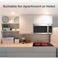 thumbnail image 2 of 12 in. 2-Elements Built-In Radiant Electric Cooktop, Slide Touch Control and ETL Certified, 2 of 5