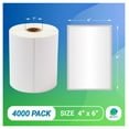 thumbnail image 2 of Thermal Labels 4x6, 4000 Labels/Roll - Direct Thermal Shipping Labels, Self-Adhesive Thermal Printer Labels for Barcoding & Ecommerce, 2 of 6
