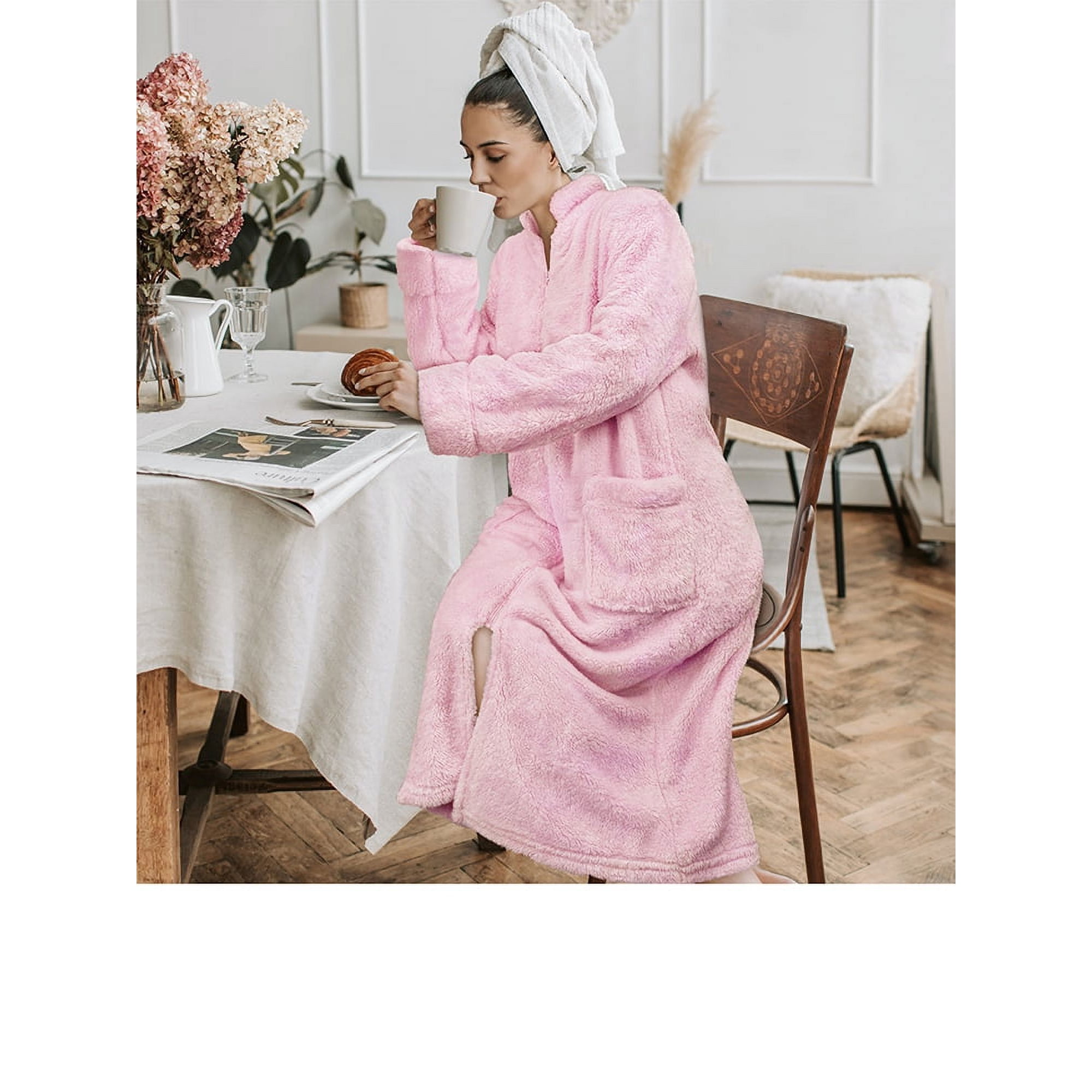 Vêtement Robe De Chambre Polaire Avec Fermeture Ã©clair PAVILIA