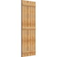 thumbnail image 2 of 26 7/8"W X 73"H Timbercraft Five 5 3/8" Boards Joined Board-N-Batten Shutters, Rough Sawn Western Red Cedar (Per Pair), 2 of 13