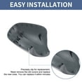 thumbnail image 4 of Reemplazo de tapa de espejo lateral izquierdo del conductor de 1 Pc ABS gris para BMW 3 SERIES E90 E91 2008-2012 para cubierta de espejo, 4 of 7