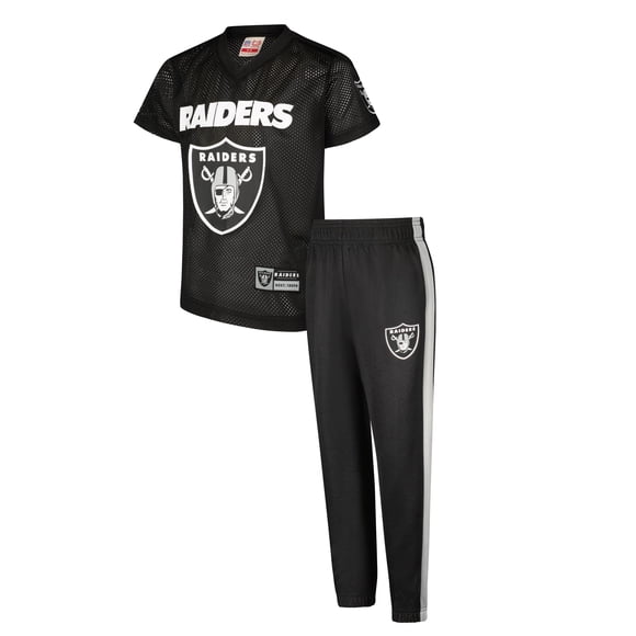 Conjunto de Uniforme Juvenil Ultra Game NFL Raiders Jersey y Pantalones