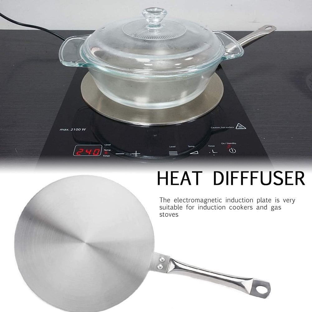 20cm Stainless Steel Heat Diffuser Induction Diffuser Plate Induction Adapter Converter Gas Electric Cooker Plate for Electric/Gas Stove Jacksking Heat Diffuser 20cm Stainless Steel Heat Diffuser Induction Diffuser Plate Induction Adapter Converter Gas Electric Cooker Plate for Electric/Gas Stove Jacksking Heat Diffuser