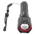 thumbnail image 3 of Lampes de Poche Zoomables 30W Interrupteur en Métal LED Super Lumineux pour Cyclisme Randonnée Camping, 3 of 5