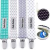 Dodo Babies 4 Pack Pacifier Clips with Pacifier Case