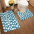thumbnail image 2 of Yiaed Cute Sheep And Hearts Print Bathroom Mat Set 2 Pieces Mat Anti-Skid Pad Ultra Soft and Absorbent Bathroom Bath Mat Contour Bath Rugs for Toilet Base, 2 of 6